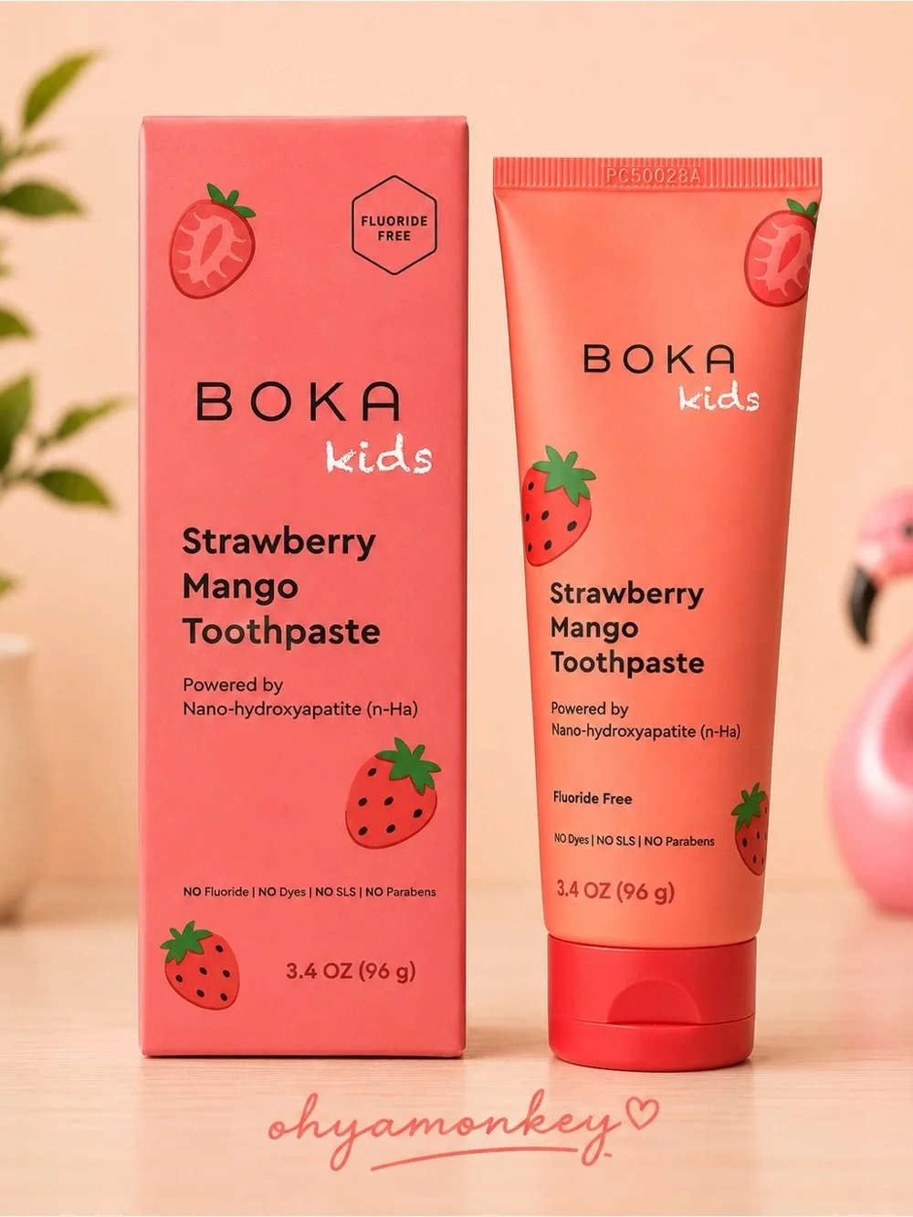 BOKA Kids Strawberry Mango Toothpaste 3.4oz